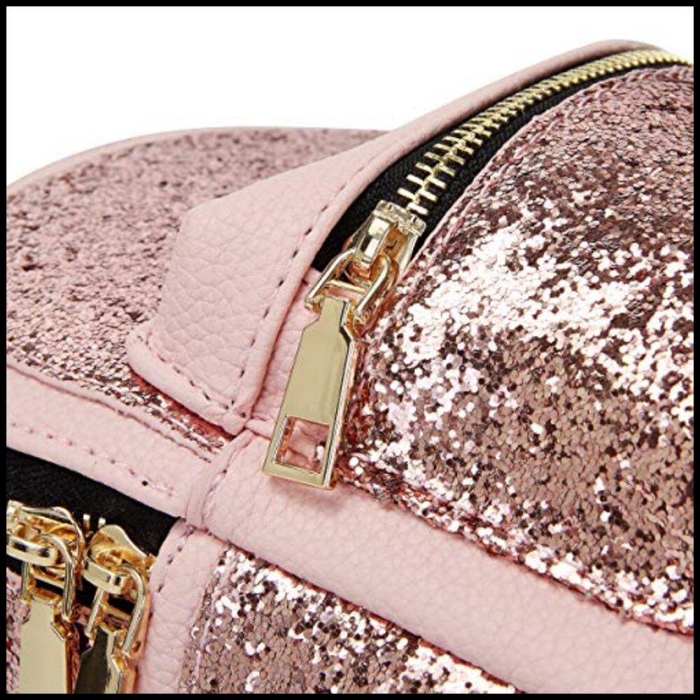 PU Leather Mini Backpack Convertible Crossbody Ch… - image 6